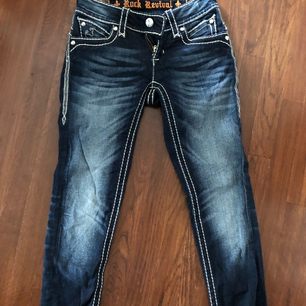 ROCK REVIVAL SKINNY JEANS 💎